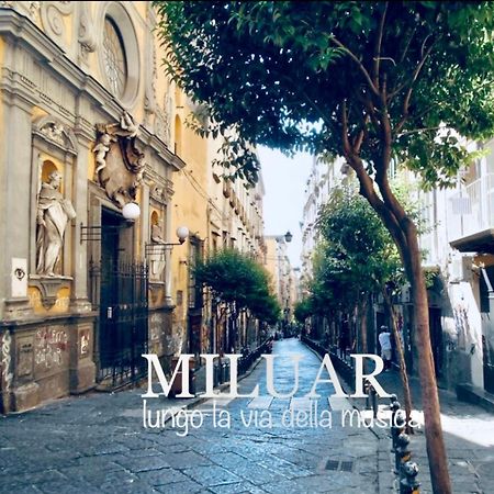 ナポリ Miluar - Centro Storico - Lungo La Via Della Musica Bed & Breakfast エクステリア 写真