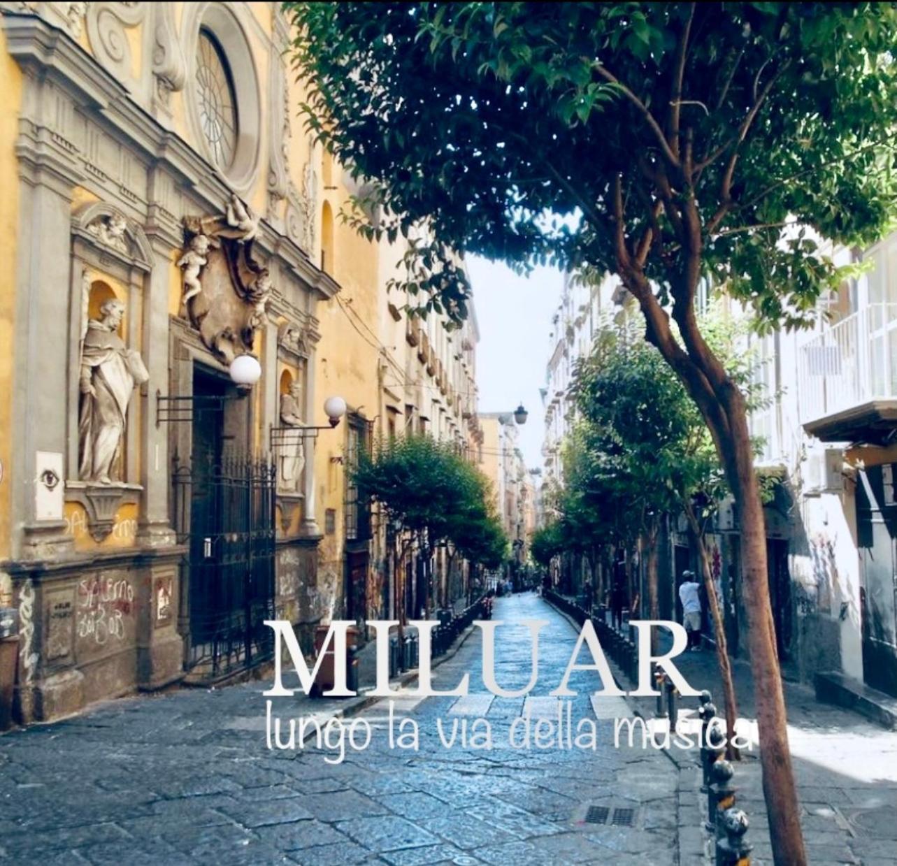 ナポリ Miluar - Centro Storico - Lungo La Via Della Musica Bed & Breakfast エクステリア 写真